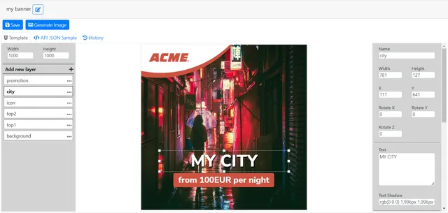 API to automate image and PDF document generation · Docsfold